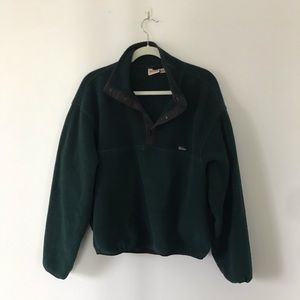 Woolrich Forest Green Pullover Fleece
